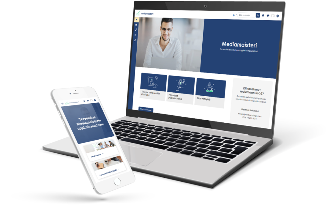 Powering Mediamaisteri’s learning platform of 2 million users